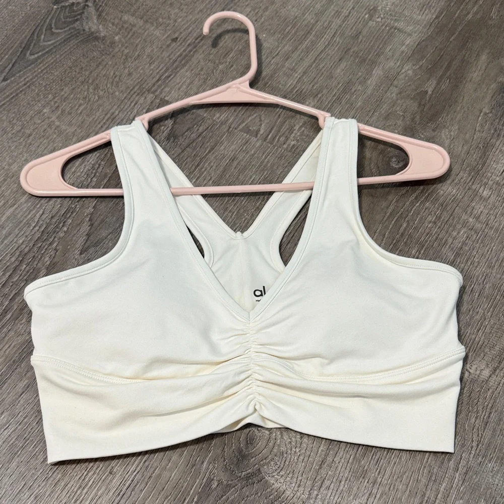 Alo Yoga Wild Thing Bra - Ivory - Picture 5 of 7